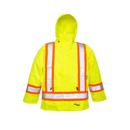 Professional 300D Trilobal Rip-stop Rain Jacket in Yellow -  Journeyman Viking 6330JG